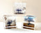 3 Natural Tree Prints in Acrylic presented in a White Corian Tray