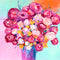 π΄ "Forever Flowers" 36 x 36" Original Painting