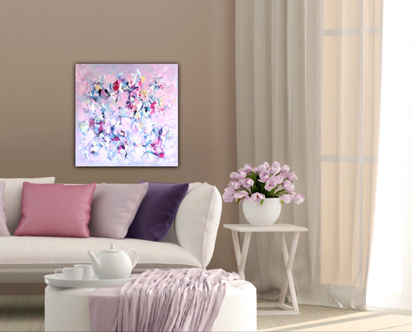 "Sugar Plum" 30 x 30" Original Painting