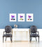 "Flowers For You" Tryptich 14 x 30" Original Paintings